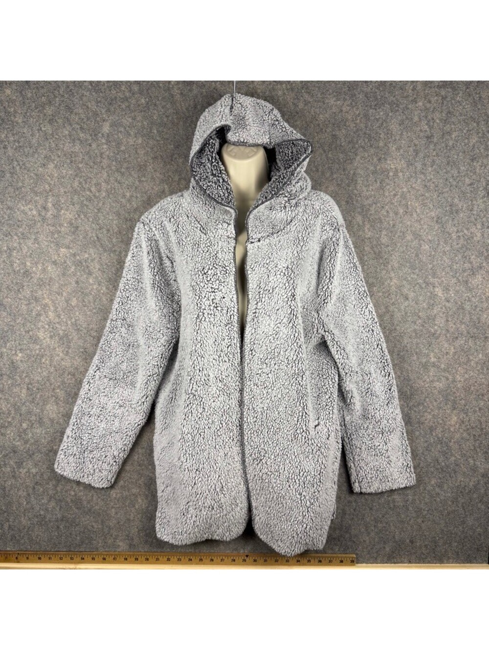 Victoria's Secret PINK Sherpa Teddy Cardigan Gray Size "One Size" Loungewear 438